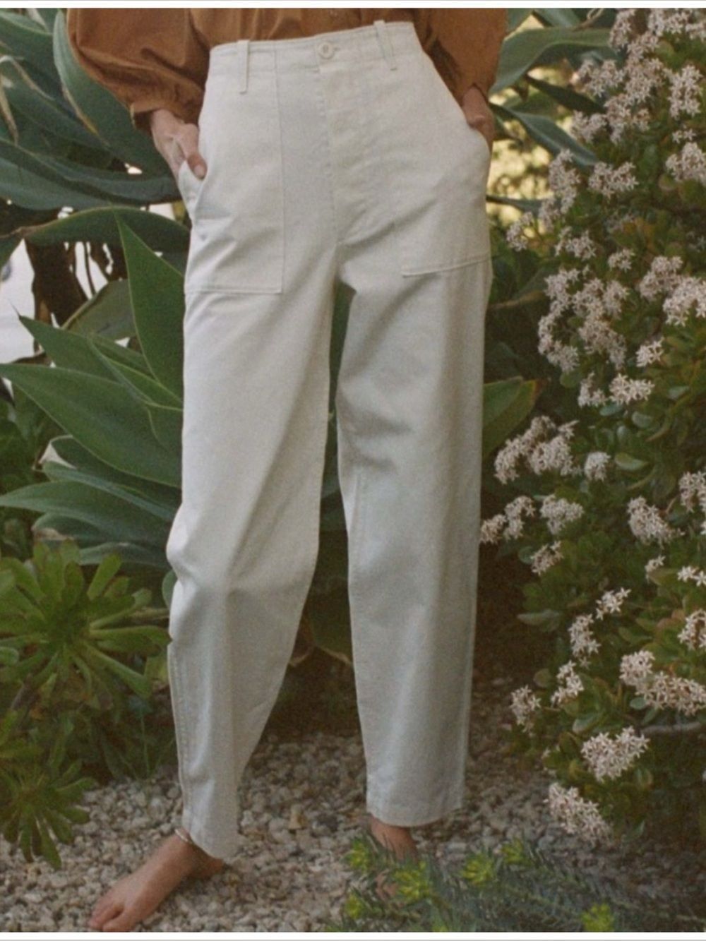 NWT ~  DÔEN Walker Pants  in Nutmilk Size 2